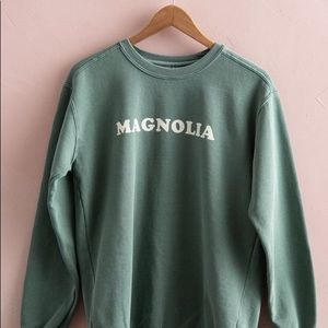 magnolia green sweatshirt :)
